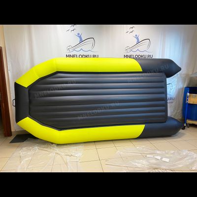 Моторная лодка Таймень NX 3800 НДНД PRO MAX фальшборт желтый/черный