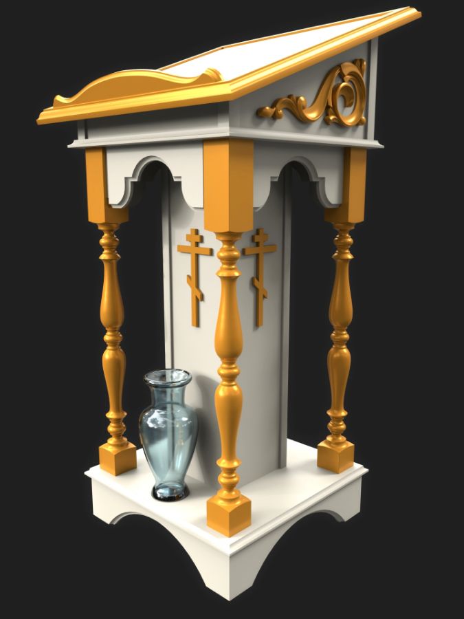 Аналой 3d model