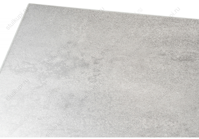 Стол Тринити Лофт 120 25 мм бетон / черный матовый