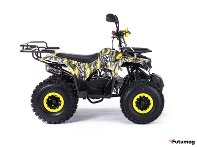 Квадроцикл Motax ATV Grizlik Super Lux 125 сс (AB) Желтый-камуфляж
