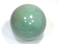 Шар Авантюрин зеленый, Зимбабве (75 мм, 578 г) №17389