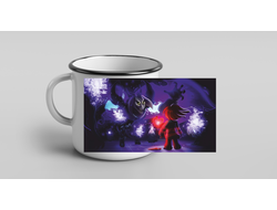 Кружка металлическая эмалированная Андертейл, Undertale №10