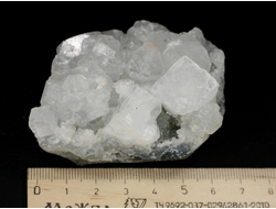 Апофиллит, кристаллы на породе, Индия (64*52*37 мм, 177 г) №29844