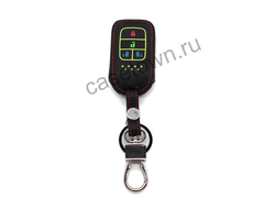 Кожаный черный чехол под СМАРТ ключ Хонда Пилот