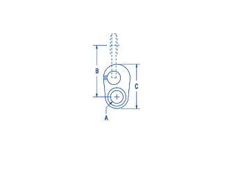 Клевант стальной малый Ronstan RF536