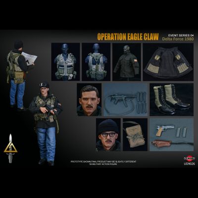 Боец отряда "Дельта", операция "Орлиный коготь" 1980 г - Коллекционная ФИГУРКА 1/6 scale U.S. ARMY DELTA FORCE 1980 OPERATION EAGLE CLAW (UD9026) - UJINDOU