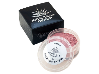 Румяна "Античная латунь", Кристалл Декор