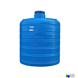 Емкость  3000 литров синяя вертикальная