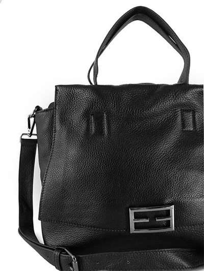 (АРТИКУЛ: 8327) СУМКА ЖЕНСКАЯ НЕБОЛЬШАЯ, НАТУРАЛЬНАЯ КОЖА, ЧЕРНАЯ, С ДЕКОРАТИВНОЙ ПРЯЖКОЙ, РЕМЕНЬ ЧЕРЕЗ ПЛЕЧО