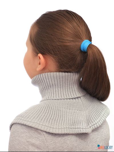 Манишка  21-32, цвет светло-серый р. 1( универсальный от 1 года)