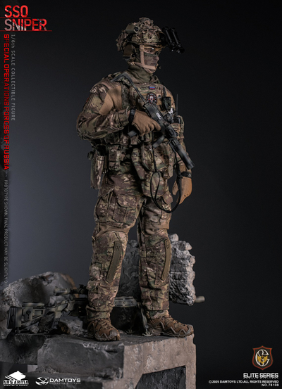 ПРЕДЗАКАЗ - Снайпер Сил Специальных Операций (ССО РФ) - Коллекционная ФИГУРКА 1/6 SPECIAL OPERATIONS FORCES OF RUSSIA (SSO) SNIPER (78108) - DAMTOYS х ARS ARMA?ЦЕНА: 33500 РУБ.?