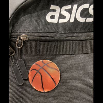 Значок светоотражатель «Баскетбольный мяч»