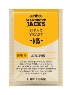 Дрожжи Mangrove Jack's для медовухи Mead M05, 10 г