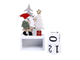 Вечный календарь «Дед Мороз с подарками» 7 × 3,5 × 13 см