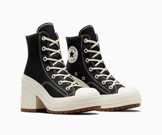 Converse Chuck 70 De Luxe Heel Black Egret