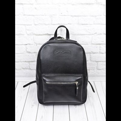 Женский кожаный рюкзак Anzolla black (арт. 3040-01)