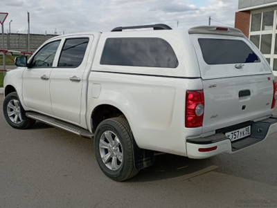 Кунг Sk4 на пикап JAC T6, релинги на крыше, заводская покраска в белый цвет, остекление, ручка Китай