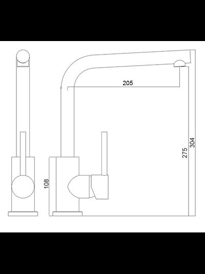 Смеситель LONGRAN Logic LM2103 GG
