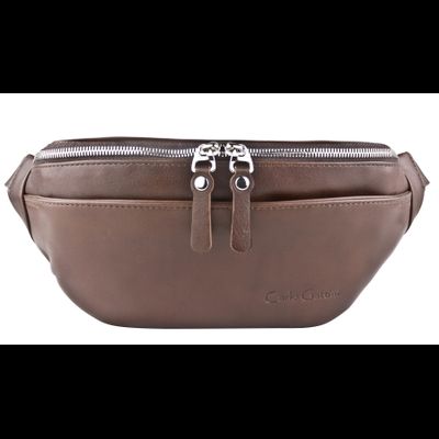 Кожаная поясная сумка Atessa Premium brown (арт. 
7009-53)