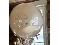 Стеклянный шар "К себе нежно"