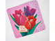 Набор для творчества: Алмазная мозаика на шкатулке "Тюльпаны", 14 х 14 см