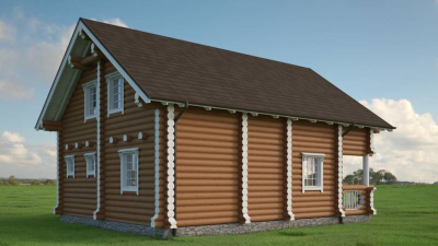 Дом из бревна ДБ-06, площадь 170 м2