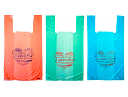 Пакет п/э 28*49 "С любовью", цвет микс, упаковка 50 шт.