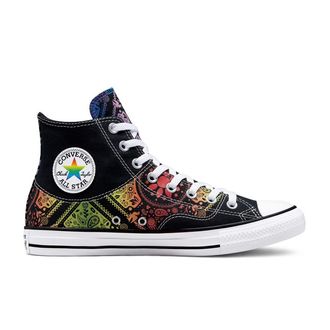 Кеды Converse Chuck Taylor All Star Pride Радуга черные высокие