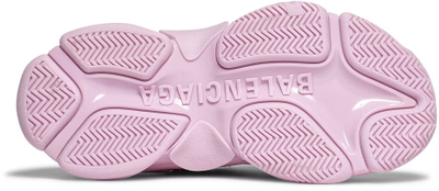Balenciaga Triple S Sneaker Allover Logo Pink женские