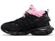 Кроссовки Balenciaga Track Sneaker Fake Fur Black Pink