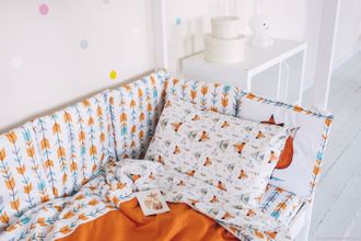 Детский постельный комплект "Хитренькие лисички"