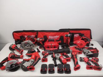 Milwaukee 2695-15 M18 18V Cordless Lithium-Ion 15-Tool Combo Kit