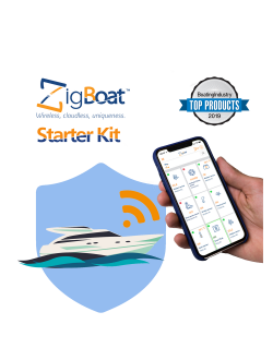 Беспроводная система дистанционного мониторинга Glomex Zigboat ZB101