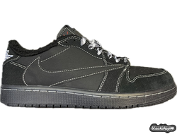 NIKE AIR JORDAN 1 WNITER x TRAVIS SCOTT BLACK PHANTOM (40-45)