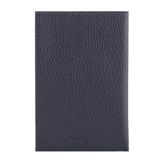 Обложка-чехол для паспорта FABULA "Brooklyn", натуральная кожа, контрастная отстрочка, синяя, O.70.BR