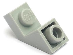 Slope, Inverted 45 2 x 1 with 2/3 Cutout, Light Bluish Gray (2310 / 6407767)