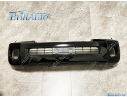 Передний бампер Toyota Land Cruiser 200 черный 12-15 год