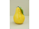 Груша с листом (жёлтая)