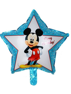 Шар 46 см "С Днем Рождения" Дисней, Микки