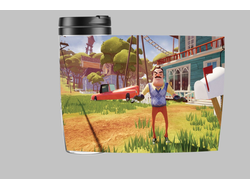 Термокружка Привет Сосед/ Hello Neighbor №2