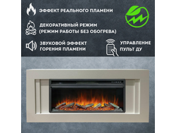 линейный электрический камин