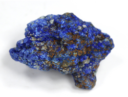 Азурит, необработанный "дикий" образец, Россия, Челябинская обл., Михеевское  месторождение (26*21*21 мм, 11 г) №28303