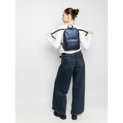 Женский кожаный рюкзак Anzolla Premium indigo (арт. 
3040-56)