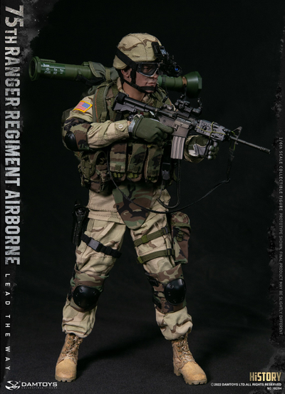 Американский десантник - КОЛЛЕКЦИОННАЯ ФИГУРКА 1/6 75th RANGER REGIMENT AIRBORNE (78094) - DAMTOYS