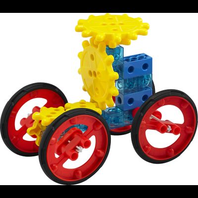 Занимательные шестеренки. Стартовый набор для конструирования. (47 детали)