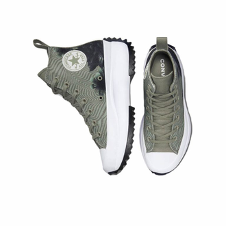 Кеды Converse Run Star Hike High Top зеленые