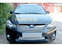 Защита радиатора Subaru XV (рестайлинг) 2016-2017 chrome низ PREMIUM