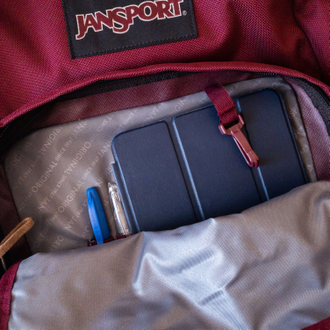 jansport right pack russet red