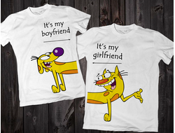 Парные футболки "It's my boyfriend / girlfriend" 144