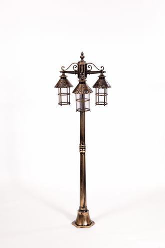 Садово-парковый светильник  Caior  l(170см)3 фонаря на опоре;